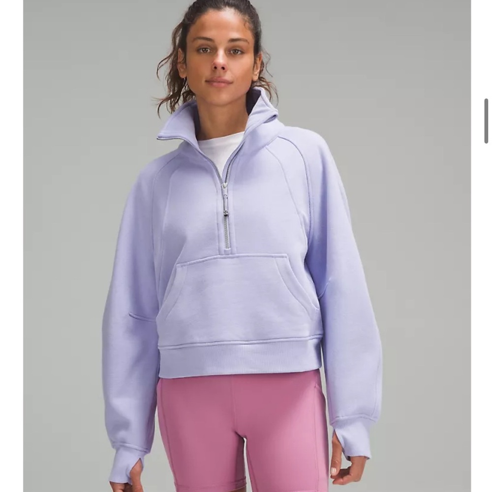 Lululemon funnel neck half zip sweatshirt